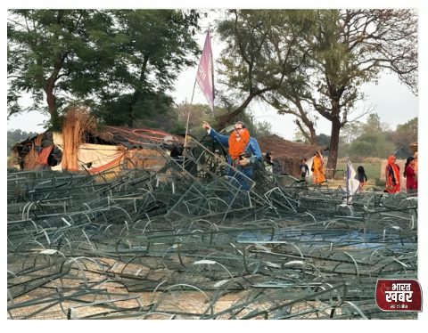 लखनऊ के नटकुर में हिंसा