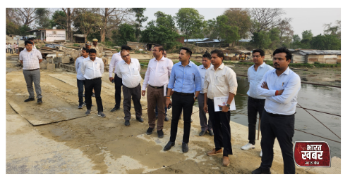 जिलाधिकारी ने किया स्थलीय निरीक्षण