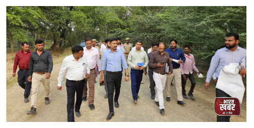 जिलाधिकारी ने किया स्थलीय निरीक्षण