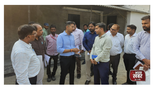 जिलाधिकारी ने किया स्थलीय निरीक्षण