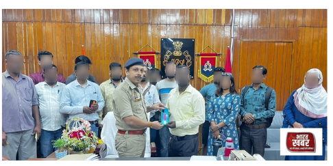 मध्य जोन पुलिस ने लौटाए 50 गुमशुदा मोबाइल