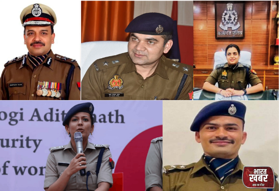 यूपी पुलिस के पांच सितारे